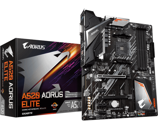  Материнская плата Gigabyte A520 Aorus Elite 