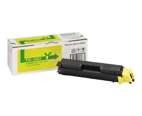  Тонер-картридж TK-580Y 2 800 стр. Yellow для FS-C5150DN 