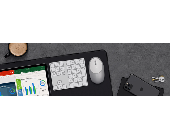  Цифровой блок Satechi Aluminum Extended Keypad ST-XLABKS Silver 