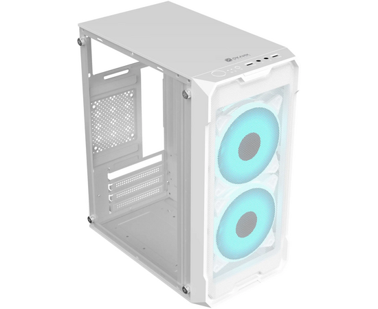  Корпус Оклик OCC-MN302F белый без БП mATX 1xUSB2.0 1xUSB3.0 audio 