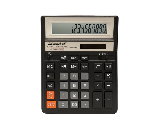  Калькулятор Silwerhof SH-888X-16 черный 