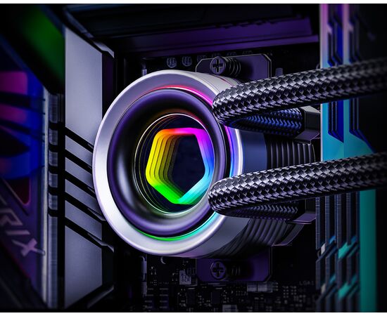  СВО ID-COOLING FX360 INF LGA1700/1200/115X/AM4/AM5 (TDP 350W, ARGB Fan and Pump, PWM, Triple Fan 120mm) RET 