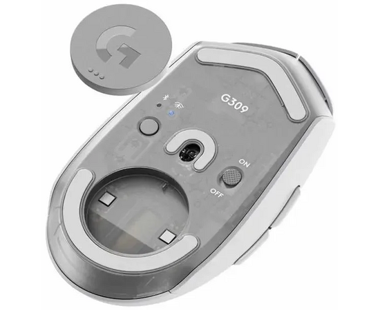  Мышь Logitech G309 Lightspeed (910-007209) белый оптическая 25600dpi беспров. BT 6but 
