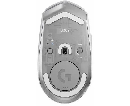  Мышь Logitech G309 Lightspeed (910-007209) белый оптическая 25600dpi беспров. BT 6but 